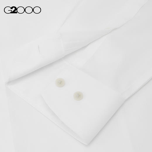 G2000男装SS25商场款【免烫防皱/棉质桑蚕丝】人字纹长袖衬衫51121642 商品图11
