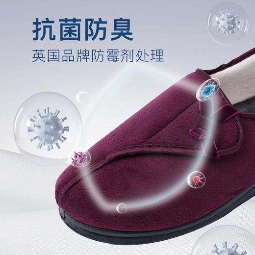 巴玛适春季中老年妈妈鞋春款透气加肥宽松老人休闲鞋脚宽脚肿易穿脱女鞋B15 商品图5