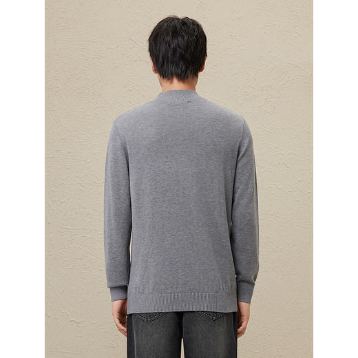 GXG男装 秋冬热卖GXG男士含羊毛轻柔贴肤半高领毛衣打底针织衫男 商品图4