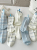 蓝白条纹袜4双（锁 商品缩略图1