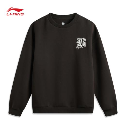 【抄底！299任选2件】李宁反伍BADFIVE男子宽松套头卫衣AWDV031 商品图1
