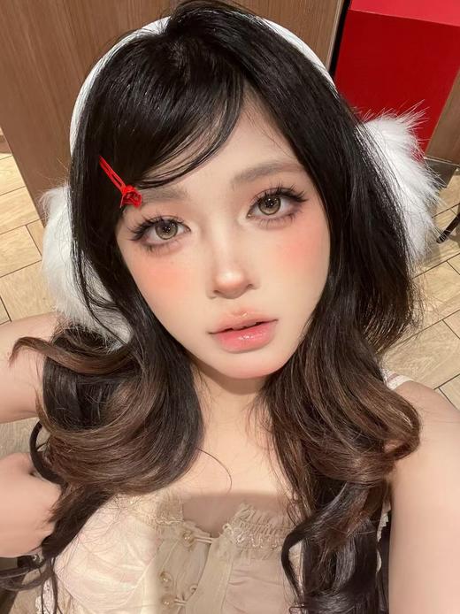 【大直径】PUFF GIRL-烟熏三文鱼棕-14.5mm【半年抛 度数0-800度 含525/575】 商品图2