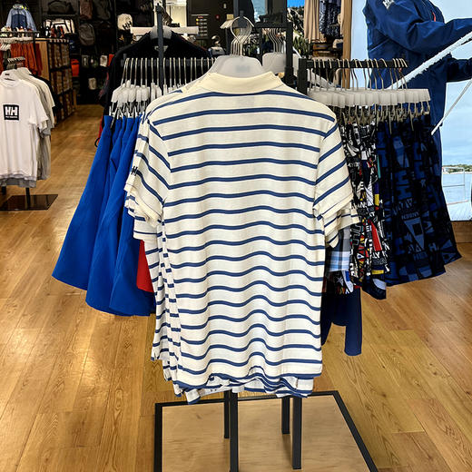 HE**Y HANSEN/海*汉*森 Newport 男士夏季纯棉条纹短袖POLO衫 商品图1