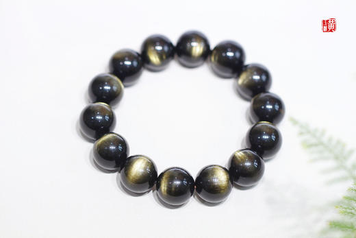 【财源广进】金曜石猫眼手串 商品图3
