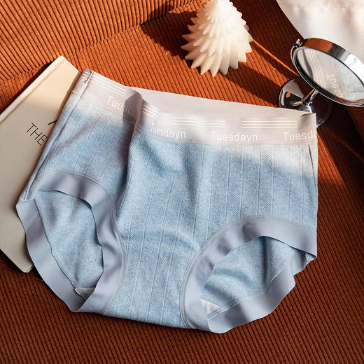 【3条装❗美宅内裤】A类纯棉无痕云感，7A抗jun聚乳酸裆抗jun，轻柔高弹腰带不易变形，桑蚕丝加长裆大码三角裤内裤QQ 商品图4