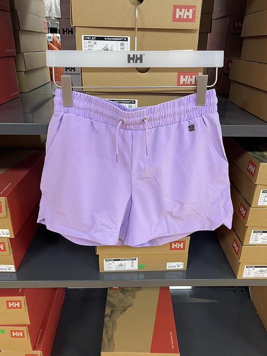 HELLY HANSEN/HH 海丽汉森 女士夏季纯色微弹抽绳休闲运动短裤 商品图0