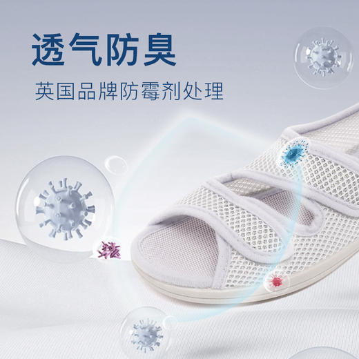 巴玛适夏季软底凉鞋女透气网面冰丝凉快平底防滑轻便女鞋加肥宽松A11 商品图4