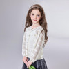 笛莎Deesha 童装女童外套2025夏新款女童芭蕾风蕾丝空调衫外套 商品缩略图1