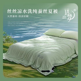 【新品】丝丝凉水洗纯蚕丝夏被