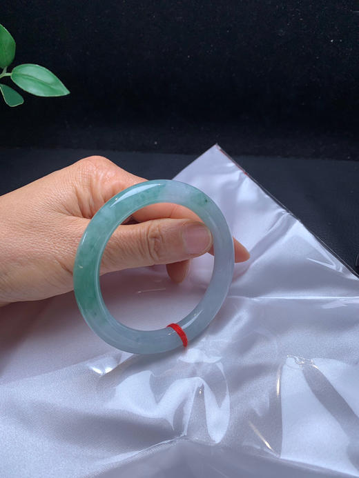 612471，54.8带绿细圆条，一半飘甜绿色，清新有种水 商品图5