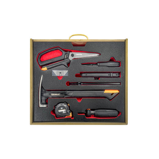 高端家用工具八件套（礼盒装）组合套装家用维护锤剪刀螺丝刀拓必得工具 商品图4