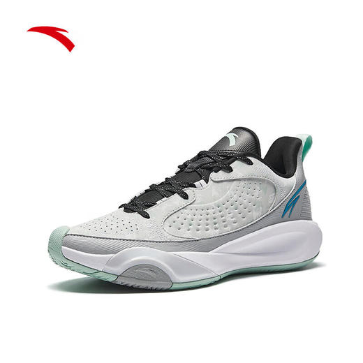 安踏（ANTA）风洞BM丨男子篮球鞋防滑耐磨缓震外场训练运动鞋112511604 芯片灰/浅沐灰-3 商品图7