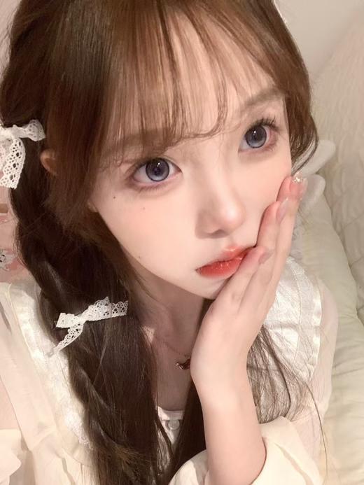 【中直径】PUFF GIRL-城堡巡游蓝-14.2mm【半年抛 度数0-800度 含525/575】 商品图4