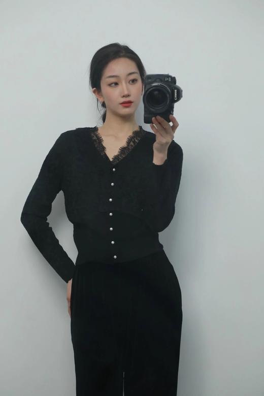 LPIUTY品牌直发！桑蚕丝羊毛蕾丝打底衫 B016839 商品图3