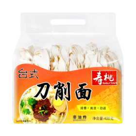 台式寿桃刀削面 400g/袋