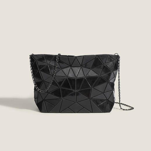 雀说 三角片简约女包休闲单肩包链条斜跨包1353-1 商品图6