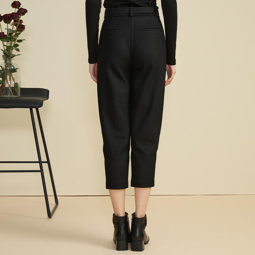 VIVIAN LIU薇薇安刘TD2455007秋女装新款时尚前拉链斜插兜老爹裤 商品图1