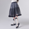 笛莎Deesha 童装女童半身裙2025夏新款女童分割式网纱半裙 商品缩略图1