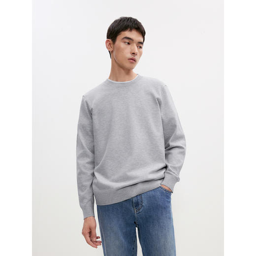 GXG男装 多色基础款低领毛衣圆领线衫打底衫男毛衫 24年秋季热卖 商品图4