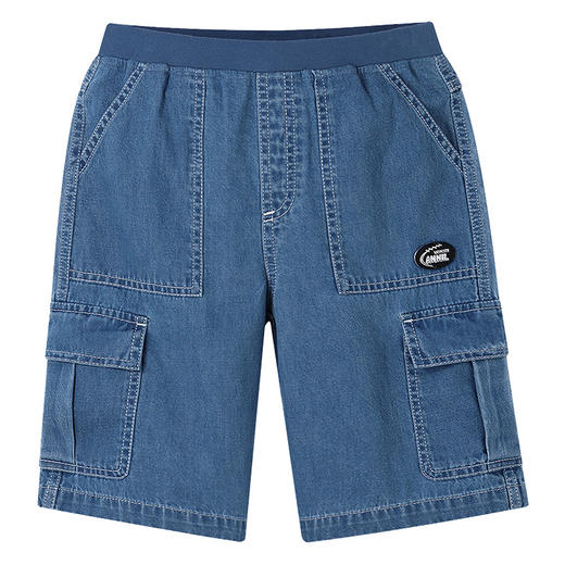 男童全腰牛仔七分裤夏季新款安奈儿童装实体店同款XB526626 商品图6