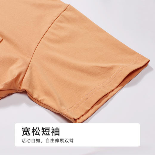 都市丽人亲情蜜语女士棉质短袖套装薄32支纯棉单面短袖类LHH0A5 商品图5
