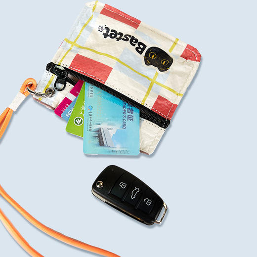 大英博物馆 巴斯特系列 萌猫挂包收纳轻便零钱包 商品图3