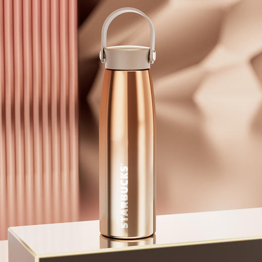 星巴克 丨幸运金款不锈钢提手杯 503ml（11155131） 商品图0