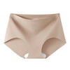 【女士冰丝无痕三角内裤】女生一片式中腰内裤纯色三角内裤裆无痕冰丝锦氨 商品缩略图2