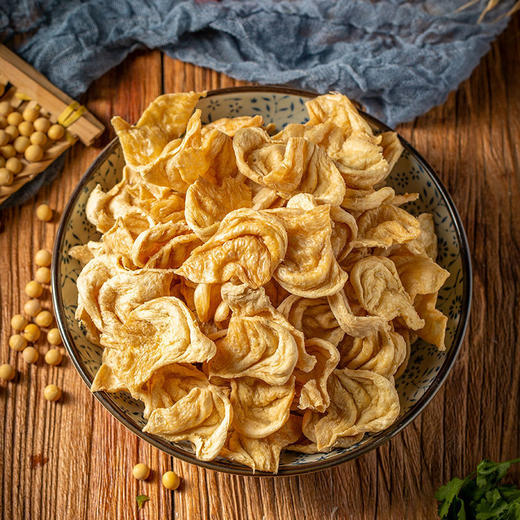 【5斤更超值❗ 素肉素豆耳片】甄选品质原料制作，采用东北优质农家小豆，口感劲道，豆香十足，片豆制品人造肉，非转基因素食，大豆蛋白肉豆皮大豆耳干货L 商品图3