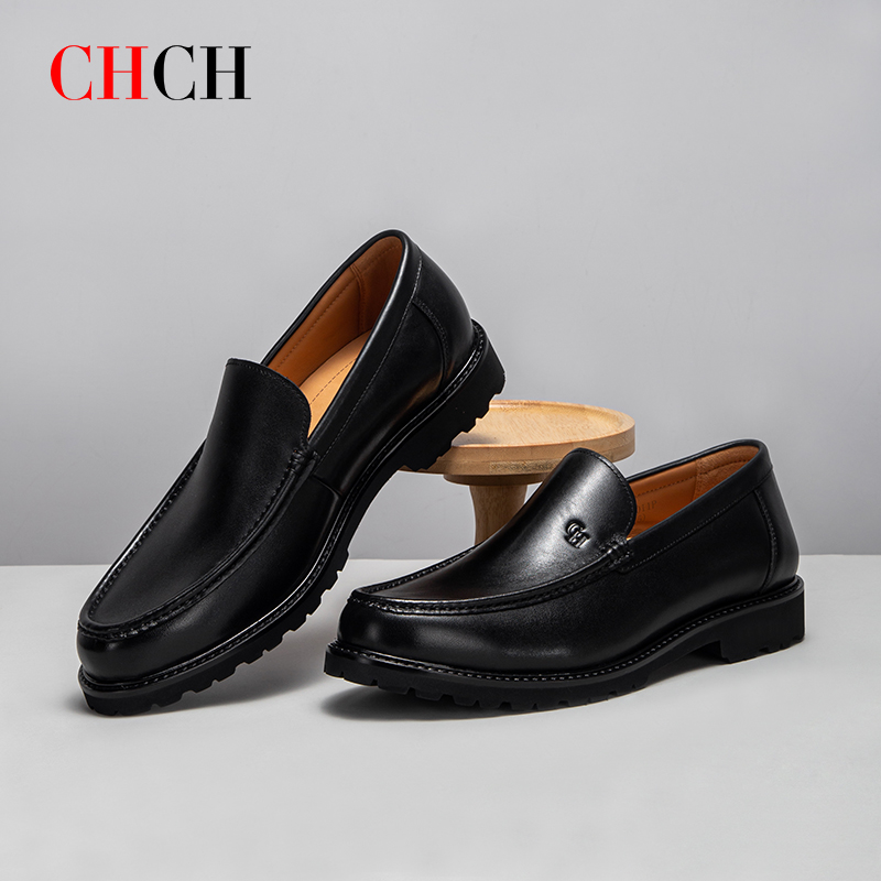 CHCH平衡鞋2025春夏新品Vibram底牛皮一脚蹬商务男鞋CP1A6031