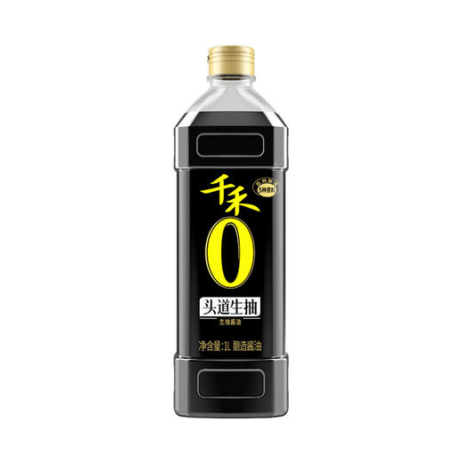 千禾酱油头道生抽 1L 商品图0