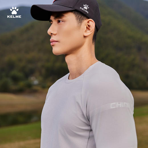 卡尔美2025新款国旗系列男女同款训练T恤 商品图1