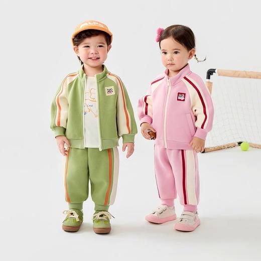 男女童长袖套装学院风儿童运动宝宝分体2025春秋季新款休闲潮童 商品图3