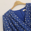 VIVIAN LIU薇薇安刘TD2434116夏女装新款时尚V领蓝底印花连衣裙 商品缩略图2