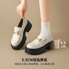 ZHR则则【厚底增高5.5CM】乐福鞋女英伦风单鞋女百搭黑色小皮鞋女 商品缩略图4