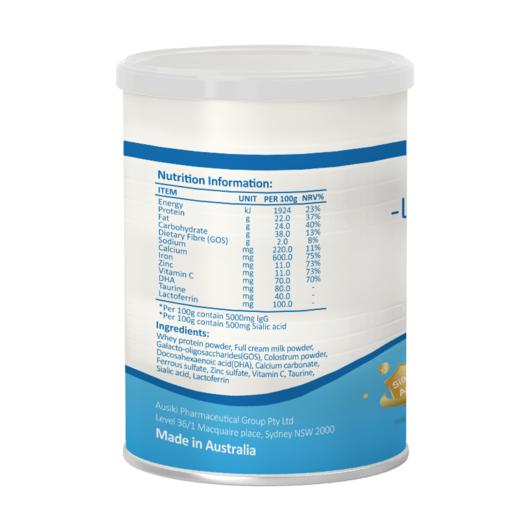 【一般贸易】澳洲 澳爱优（AUSIKI）乳铁蛋白调制乳粉 90g 商品图4