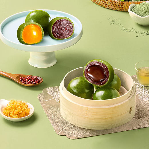 真真老老 爆料青团 肉松/豆沙味 60g*4/盒 商品图2