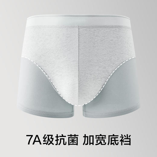【新品上新】有棵树纯棉中腰男士内裤3条装-137B 商品图2
