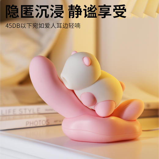 谜姬趴趴熊分体式吮吸震动棒 商品图4
