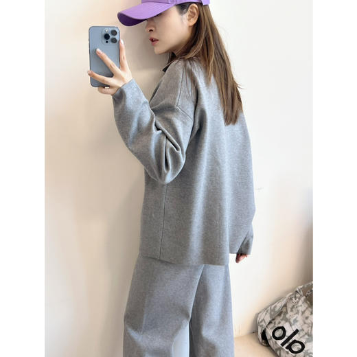 新年折扣 2503306   灰色 春款针织套装 商品图10