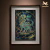 铜师傅 手工錾刻 铜雕画《五行麒麟》客厅玄关沙发背景墙装饰画 商品缩略图3