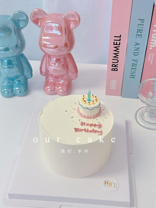 ins简约写字迷你蛋糕-低糖处理无添加 商品图0