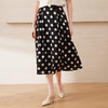 EITIE爱特爱优雅复古波点高腰显瘦a字过膝百搭半身裙2025夏季新款B2506606 商品缩略图3