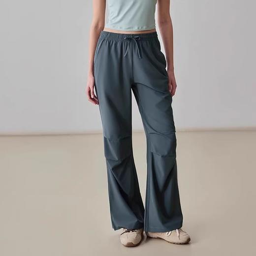 【3~5天发货】跃牌【美度空间】系列 美式复古健身工装裤阔腿显瘦褶皱抽绳伞兵裤ADCK52034 商品图0