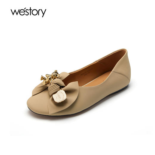 Westory夏季圆头单鞋女舒适减龄糖果色72241 商品图1