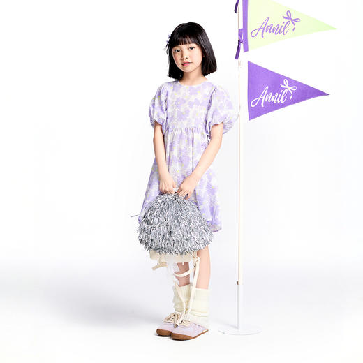 女童短袖连衣裙夏季新款安奈儿童装实体店同款AG523602 商品图6