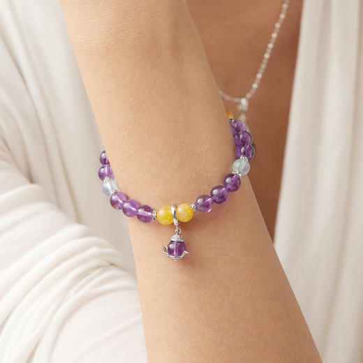 热卖【Au专属】Manreya玛芮雅“把把壶”魔法转运水晶手链 商品图4