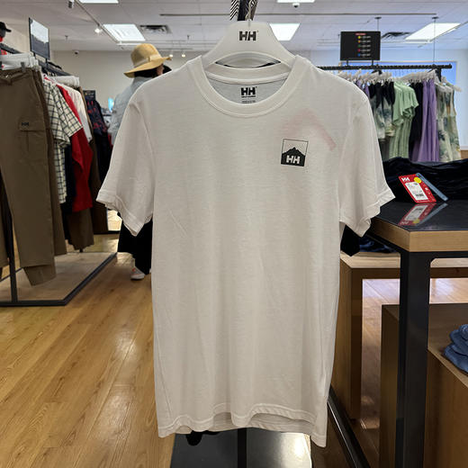 HE**Y HANSEN/海*汉*森 Nord 男士夏季小logo透气圆领短袖T恤 商品图0
