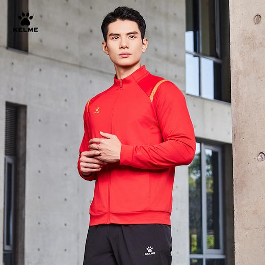 卡尔美2025新款国旗系列男女同款针织外套 商品图4