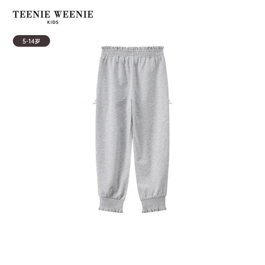 TeenieWeenie Kids小熊童装夏季女童网纱拼接休闲长裤TKTM256442I 商品图9